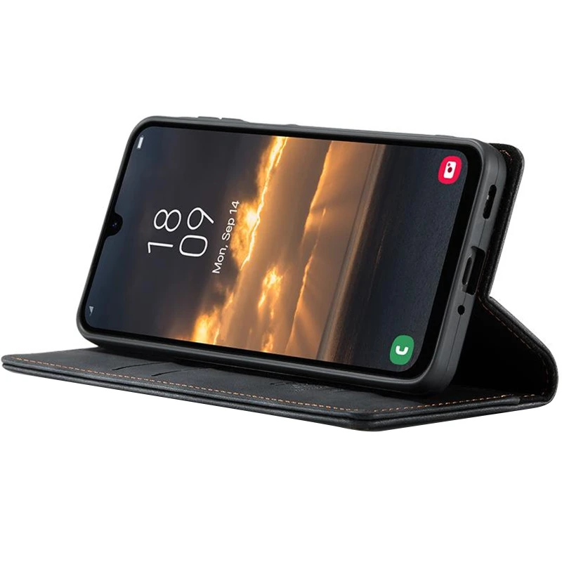 Шкіряний чохол-книжка CaseMe Velvet Matte для Samsung Galaxy S26+ – Black. Фото 5 з 5