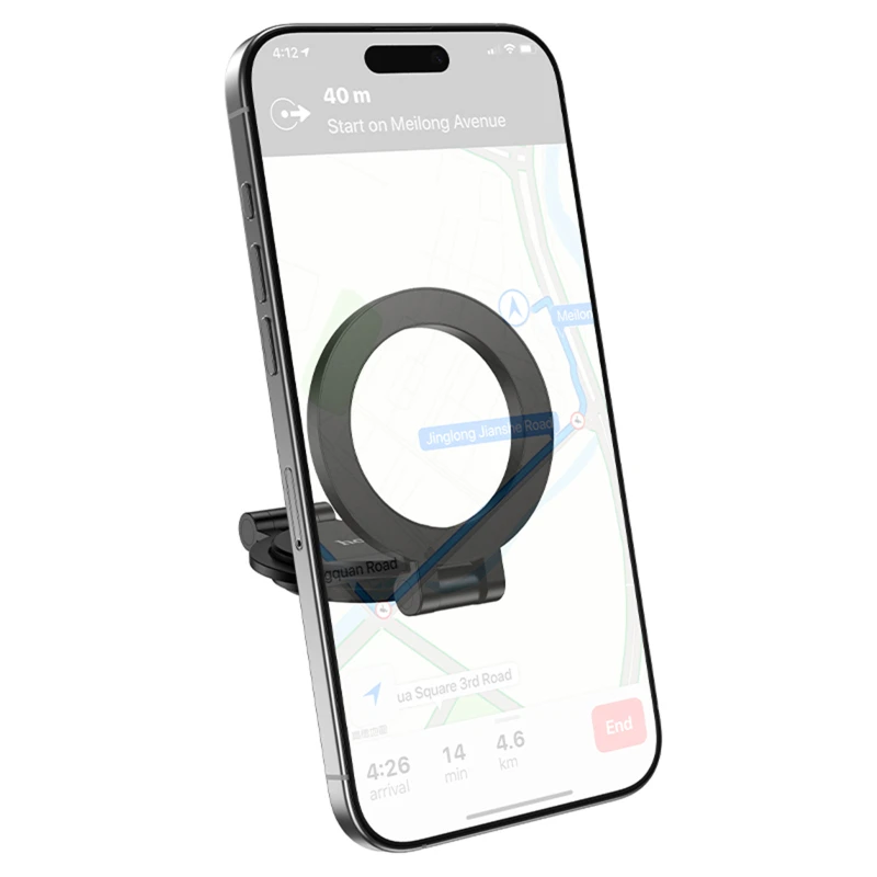 Автотримач Hoco H98 Rider (center console) – Black. Фото 5 з 6