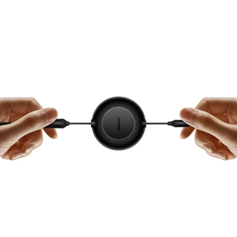 Дата кабель Baseus Bright Mirror 2 Series Retractable 3in1 66W (1.1m) (CAMJ01010) – Black. Фото 5 з 6