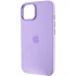 Чехол Silicone Case с металлическими кнопками для Apple iPhone 14 (6.1") – Сиреневый / Lilac. Фото 4 из 9