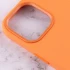 Чохол Silicone case Premium з Magsafe та анімацією на Apple iPhone 12 – Помаранчевий / Kumquat. Фото 6 з 7