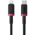 Дата кабель Baseus Dura Series Fast Charging Type-C to Lightning 20W (2m) (CB000123) – Red / Black. Фото 1 из 3