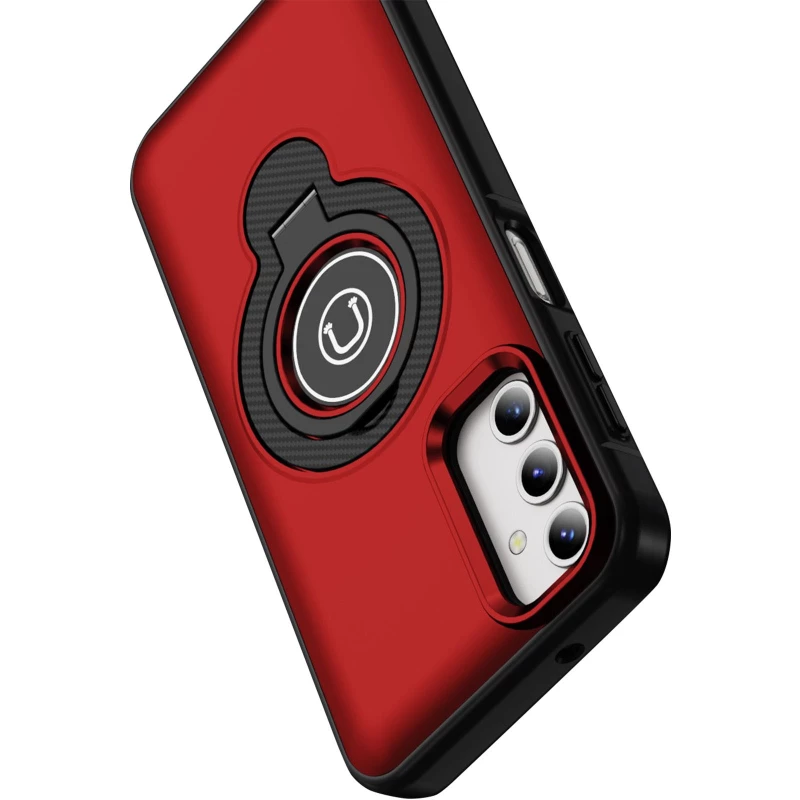 TPU+Textured PC Magnet для Samsung Galaxy A16 4G/5G – Red. Фото 4 из 4