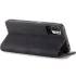 Шкіряний чохол-книжка CaseMe Velvet Nubuck для Xiaomi Redmi Note 10 / Note 10s – Black. Фото 4 з 5