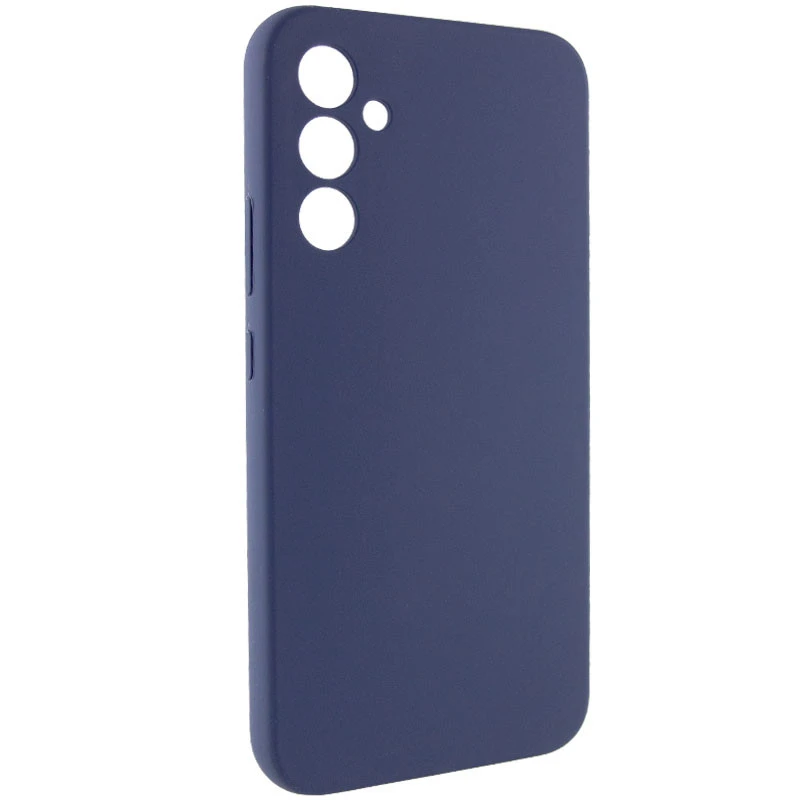 Чехол Silicone Case Lakshmi Premium з закритою камерою на Samsung Galaxy A34 5G – Темно-синий / Midnight blue. Фото 3 из 10