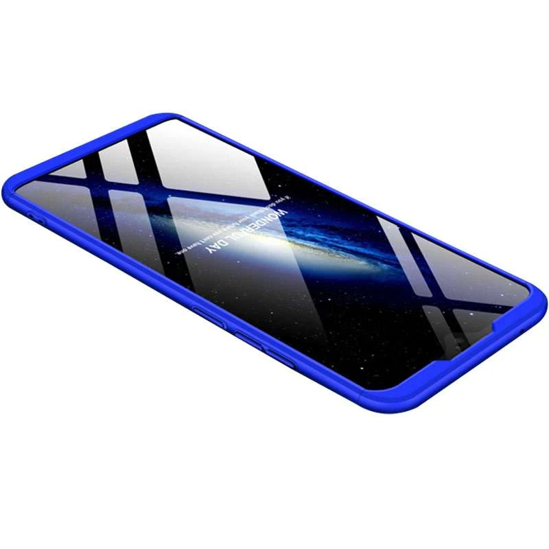 

Чехол с защитой 360 градусов GKK для Xiaomi Redmi 8a (Синий), Синій