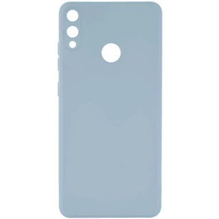 Кольоровий силіконовий чохол із захистом камери на Huawei P Smart+ (nova 3i) — Сірий / Smoky Gray