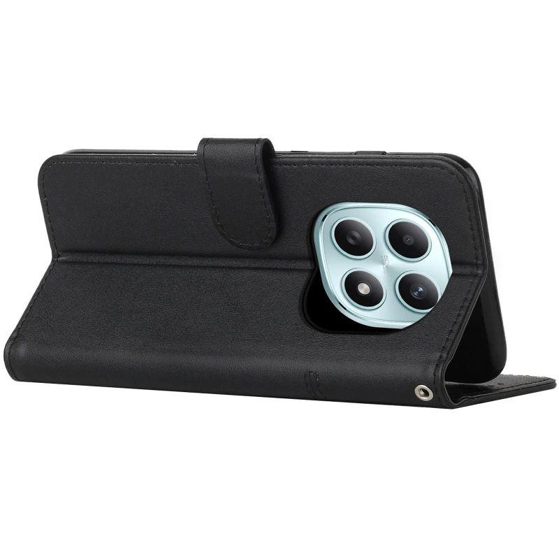 Шкіряний чохол-книжка Jet Cover для Xiaomi Redmi Note 15 4G/5G (EU) – Black. Фото 6 з 6