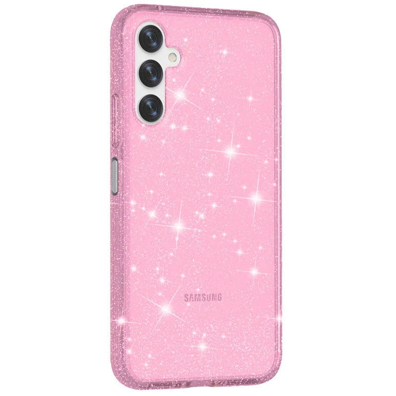 Блестящий силиконовый чехол на Xiaomi Redmi A5 / Poco C71 – Pink. Фото 1 из 6