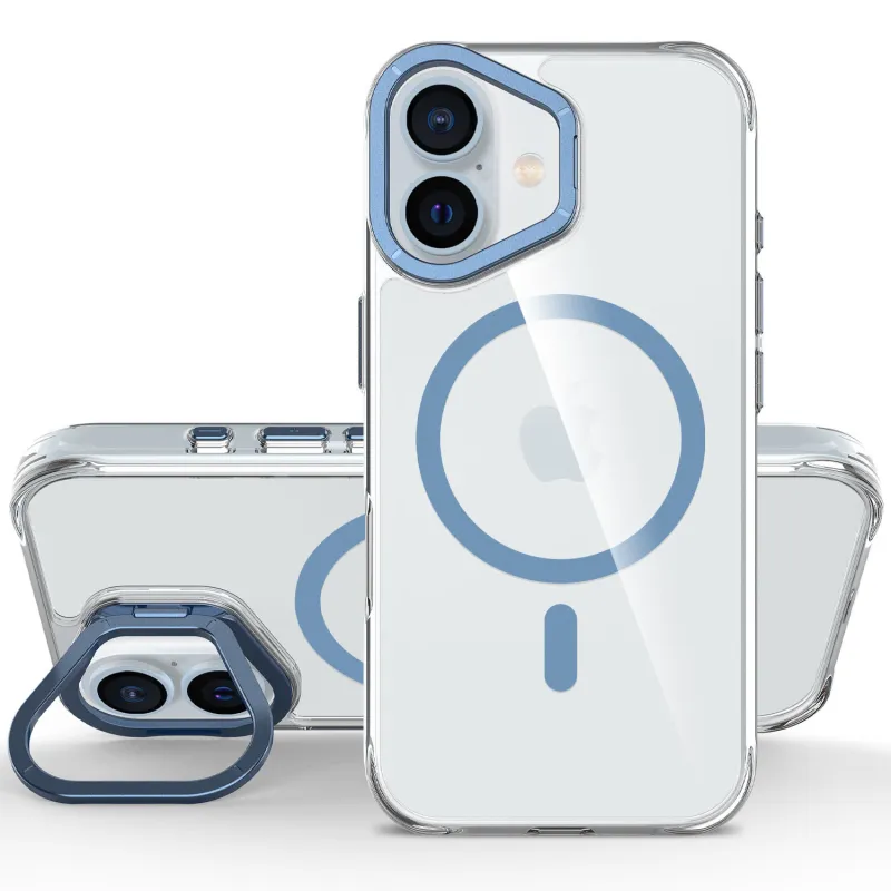 Чохол TPU Space Case Apex with Magnetic Fit для Apple iPhone 16 – Синій / Navy Blue. Фото 2 з 4