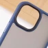 TPU+PC с металлическими кнопками для Apple iPhone 13 (6.1") – Синий. Фото 5 из 5
