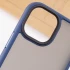 TPU+PC с металлическими кнопками для Apple iPhone 13 (6.1") – Синий / Navy Blue. Фото 5 из 5