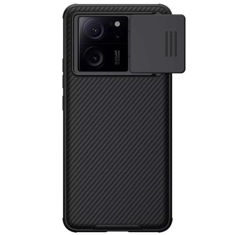 

Карбована накладка Nillkin Pro зі шторкою для камери на Xiaomi 13T (Black)