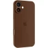 Чохол Silicone Case з захистом камери на Apple iPhone 17 (6.3") – Коричневий / Brown. Фото 1 з 1