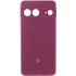 Чохол Silicone Case Lakshmi Premium L з закритою камерою на Google Pixel 7a – Бордовий / Plum. Фото 1 з 6