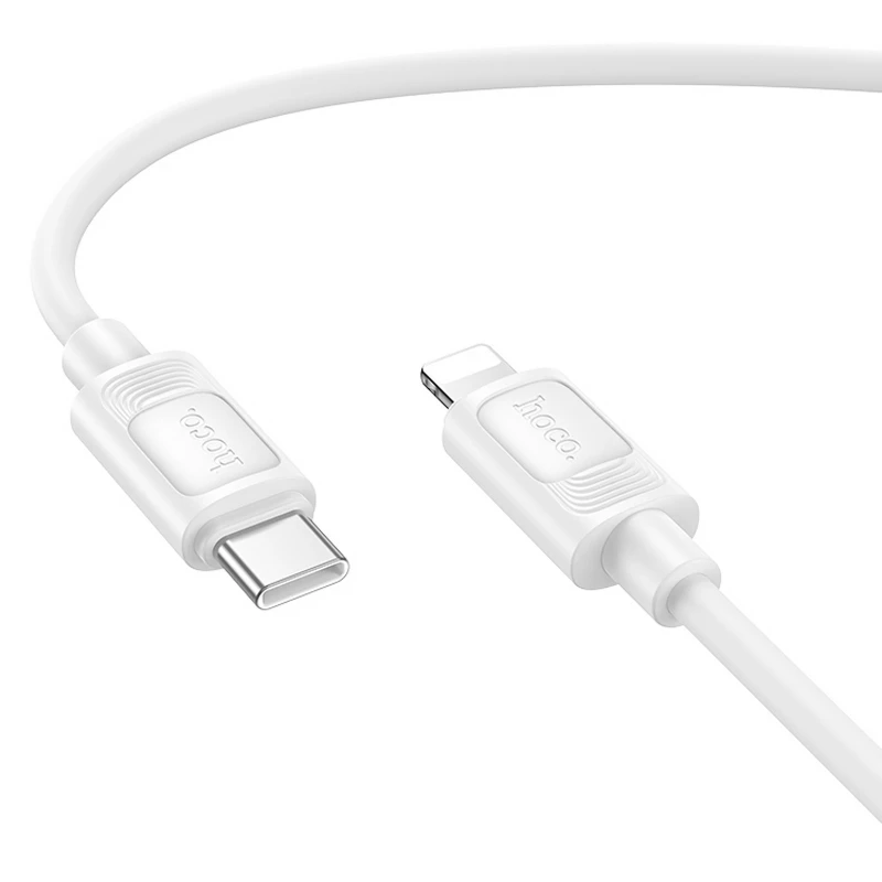 Дата кабель Hoco X122 Benefit Type-C to Lightning 27W (1m) – White. Фото 2 з 2
