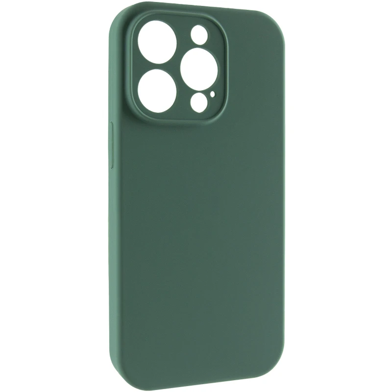 Чохол Silk Full Camera Protective (AA) NO LOGO для Apple iPhone 13 Pro (6.1") – Зелений / Pine green. Фото 2 з 8