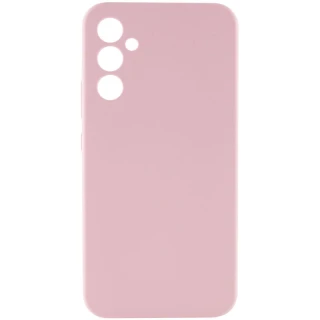 Чехол Silicone Case Lakshmi Premium з закритою камерою на Samsung Galaxy S24 FE — Розовый / Pink Sand