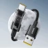 Дата кабель Baseus Gem Fast Charging USB to Type-C 100W (1m) (P10373002211) – Cluster Black. Фото 2 з 3