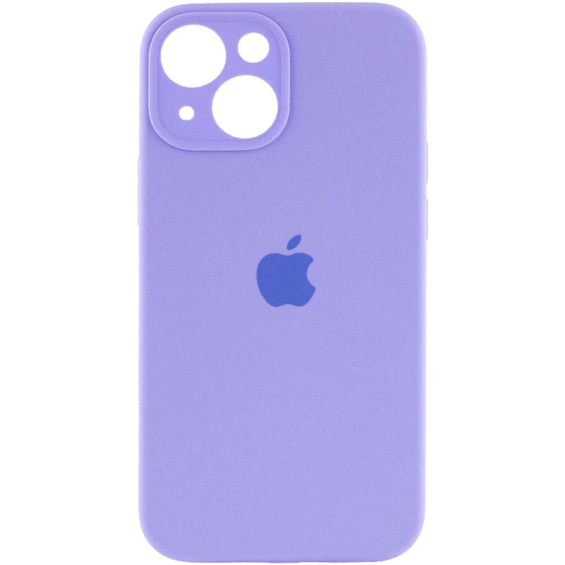 

Чехол Silicone Case с защитой камеры для Apple iPhone 15 Plus (6.7") (Сиреневый / Dasheen / PVH), Бузковий / dasheen / pvh