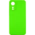 Кольоровий силіконовий чохол GETMAN із закритою камерою для Oppo A78 4G – Салатовий / Neon Green. Фото 1 з 1