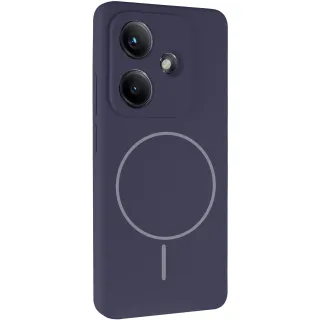 Чохол Silicone Cover Lakshmi Full Camera (AA) with Magnetic Fit для Xiaomi Redmi Note 17 — Темно-синій / Midnight blue