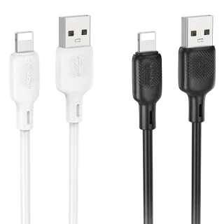 Дата кабель Borofone BX113 Lenny USB to Lightning 2.4A (1m)