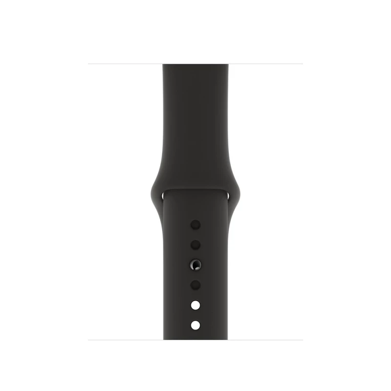 Силіконовий ремінець для Apple watch 42mm/44mm/45mm/49mm – Чорний / Black. Фото 3 з 3