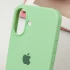 Чохол Silicone Case з закритим низом на Apple iPhone 16 Plus – Зелений / Pistachio. Фото 7 з 9