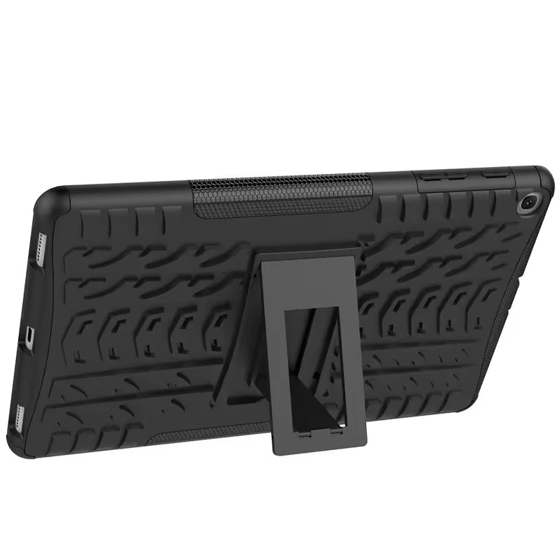 TPU+PC чехол Protector Stand для Samsung Galaxy Tab A7 Lite 8.7 (SM-T220) – Black. Фото 2 из 5