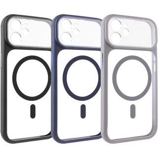 Чехол TPU+PC GETMAN Moon Clear with MagSafe для Apple iPhone 12 (6.1") фото 1 из 3