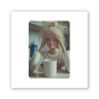 Стікер 3D до 5см Girl Collection — Morning Vibe