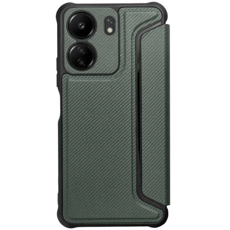 Чохол книжка GETMAN з підставкою на Xiaomi Redmi 13C – Green. Фото 2 з 4