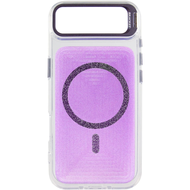 Чехол TPU+PC Jewel Sparkle with MagSafe для Apple iPhone 17 Air (6.5") – Lavender Glitter. Фото 4 из 8