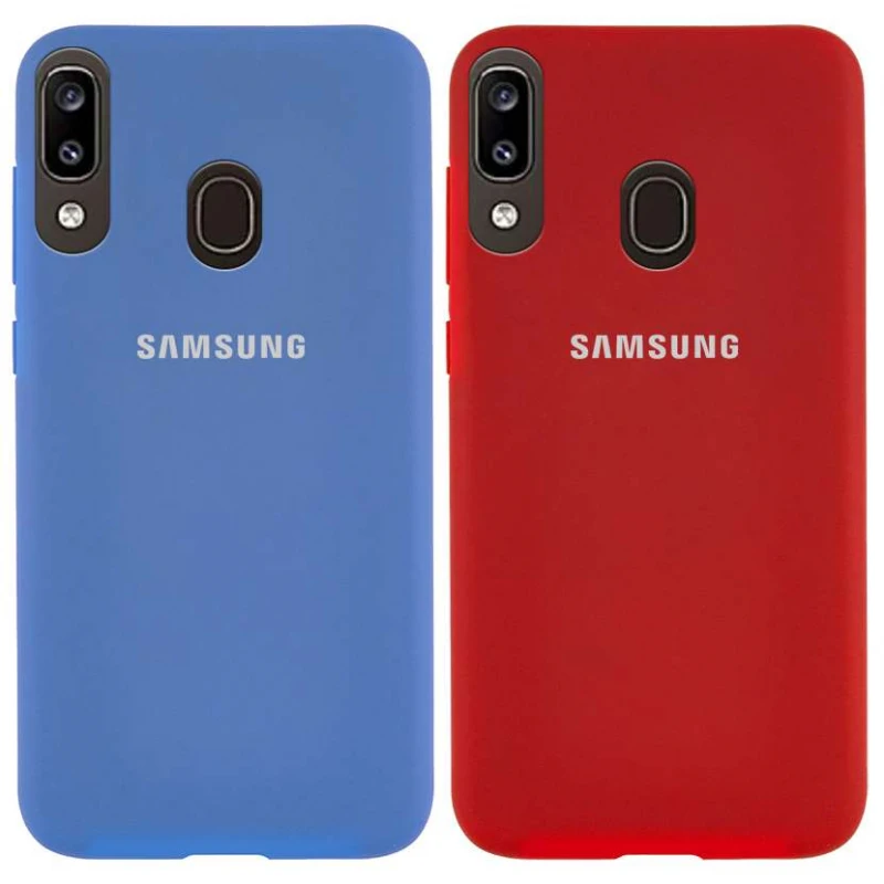 

Чохол Silicone Case з закритим низом на Samsung Galaxy A20 / A30