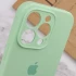 Чохол Silicone Case з захистом камери на Apple iPhone 14 Pro Max (6.7") – Зелений / Pistachio. Фото 7 з 7