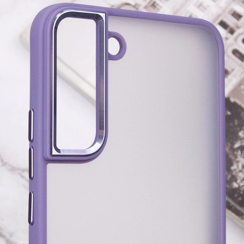 Захистний чохол TPU+PC матовий на Samsung Galaxy S22+ – Lavender. Фото 7 з 11