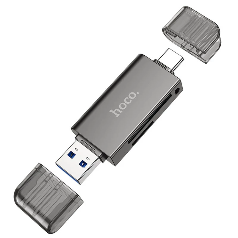 Картридер Hoco HB39 USB/Type-C 3.0 high-speed card reader фото 1 з 1