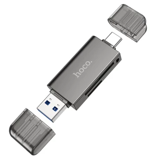 Картридер Hoco HB39 USB/Type-C 3.0 high-speed card reader фото 1 з 8