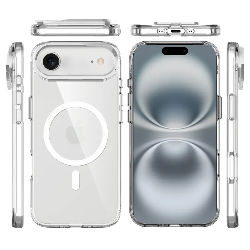 Чохол TPU Space Case Apex with Magnetic Fit для Apple iPhone 17 Air (6.5") – silver. Фото 5 з 5