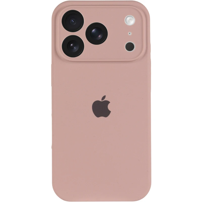 Чохол Silicone Case з захистом камери на Apple iPhone 17 Pro Max (6.9") – Рожевий / Pink Sand. Фото 3 з 6