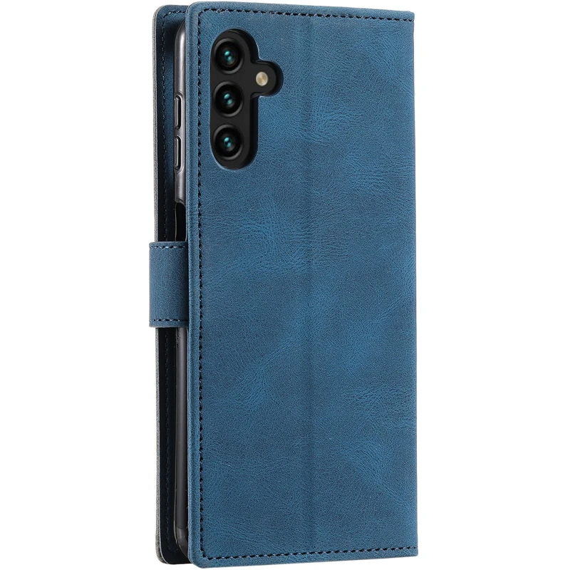 Шкіряний чохол-книжка Maverick Cover для Samsung Galaxy A56 5G – Blue. Фото 2 з 5