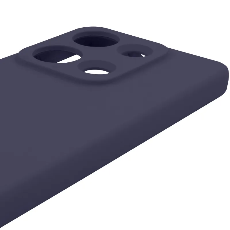 Чохол Silicone Case Lakshmi Premium із закритою камерою для Xiaomi Redmi Note 14S – Темно-синій / Midnight blue. Фото 7 з 8