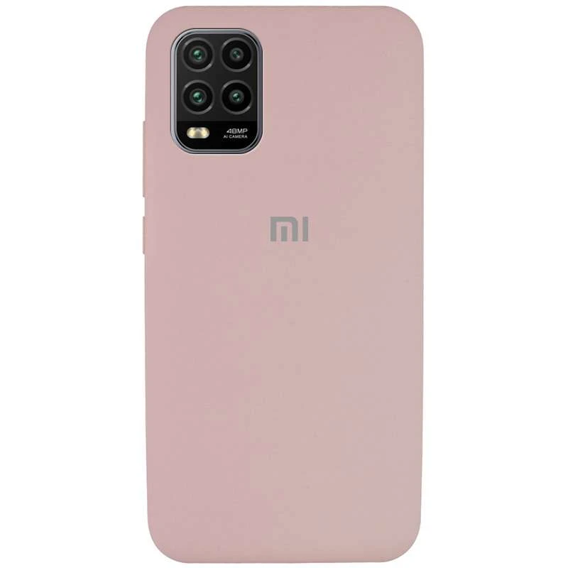 

Чехол Silicone Case с закрытым низом для Xiaomi Mi 10 Lite (Розовый / Pink Sand), Рожевий / pink sand