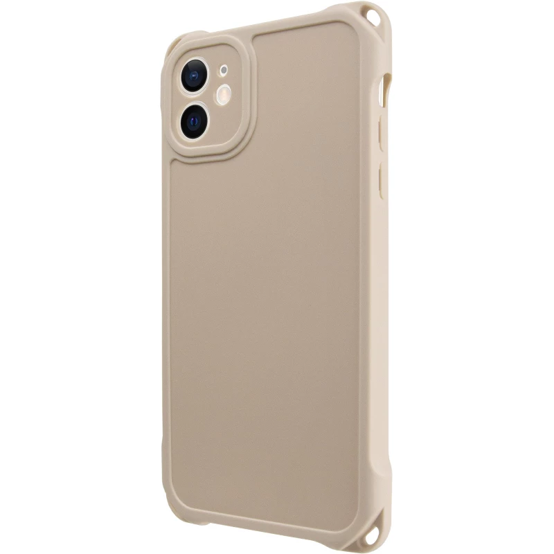 Силіконовий чохол CrossBody зі шнурком для Apple iPhone 12 (6.1") – Antigue White. Фото 3 з 11