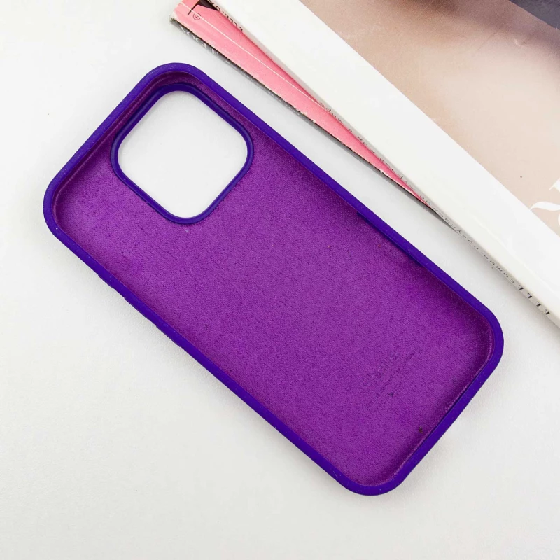 Чехол Silicone Case с закрытым низом для Apple iPhone 16 Pro Max – Фиолетовый / Ultra Violet. Фото 6 из 11