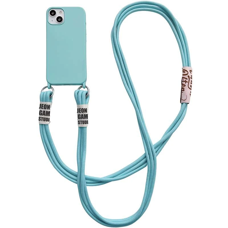 

Чехол TPU two straps California для Apple iPhone 11 Pro (5.8") (Бирюзовый / Marine Green), Бірюзовий / marine green