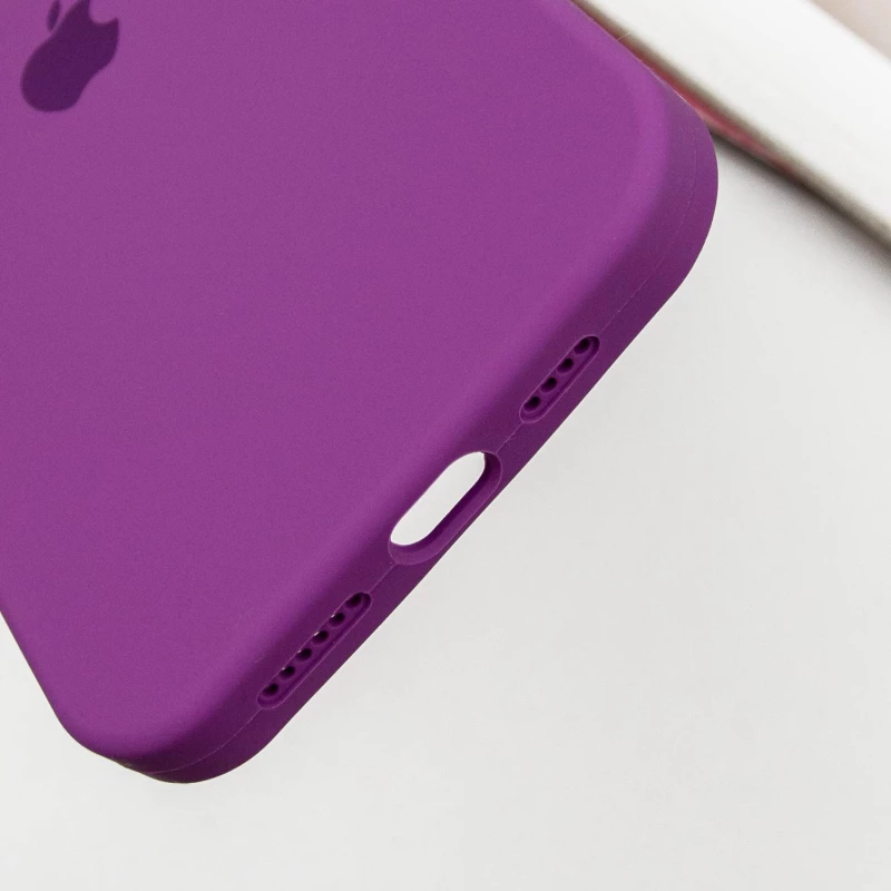Чохол Silicone Case з закритим низом на Apple iPhone 16 Plus – Фіолетовий / Grape. Фото 7 з 8