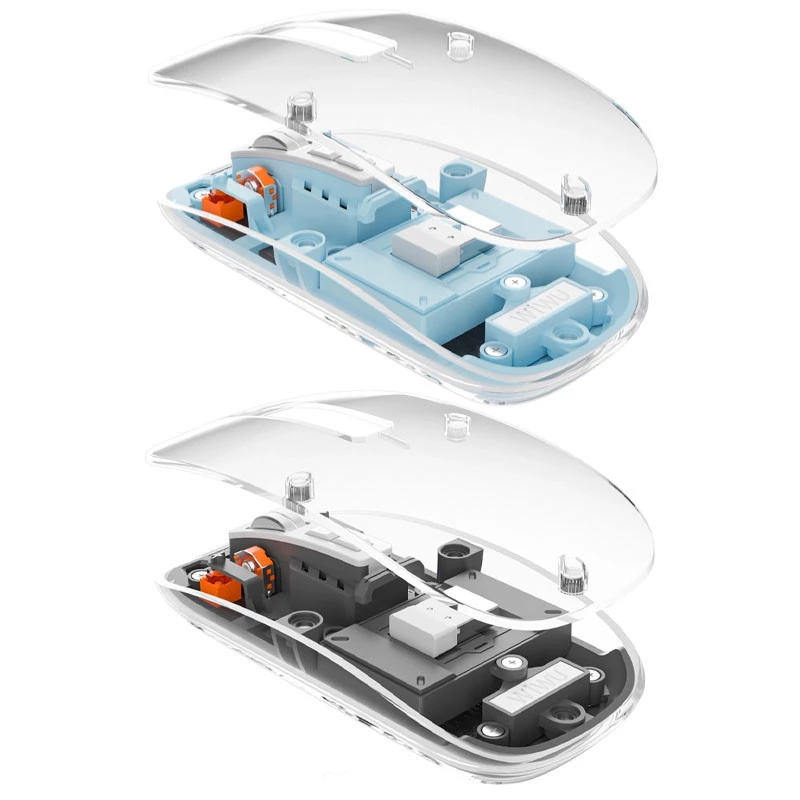 Бездротова миша WIWU Crystal WM105 Dual bluetooth+ 2.4G фото 1 з 1