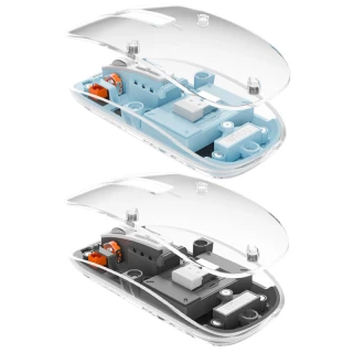 Бездротова миша WIWU Crystal WM105 Dual bluetooth+ 2.4G фото 1 з 1